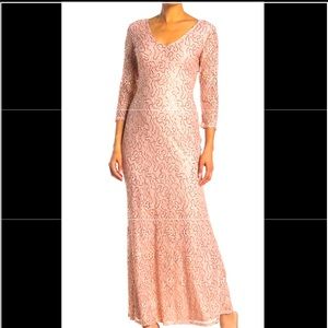 Marina Lace Sequins Dress SZ 4 NWT